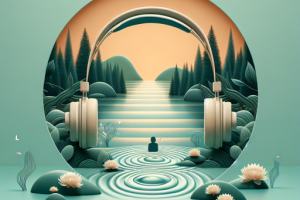 Auriculares para meditación: Sonidos que te llevan a la paz interior.