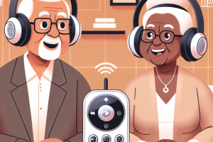 Auriculares para personas mayores: Tecnología accesible y fácil de usar.