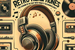 Auriculares retro: El encanto del pasado con la tecnología actual.